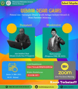 WEBINAR DESAIN GRAFIS bersama DEPARTEMEN KOMINFO HMJ-HK