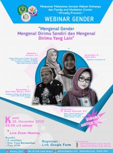 Webinar Gender Mengenal Dirimu Sendiri dan Mengenal Dirimu yang Lain