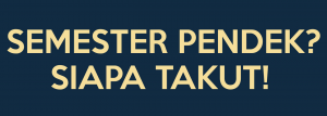 Semester Antara/Semester Pendek Jurusan HKI