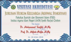 Visitasi Akreditasi Prodi Hukum Keluarga