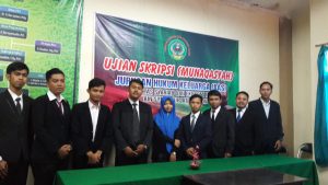 Pelaksanaan Sidang Munaqasyah Gelombang III FSEI