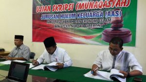 Pelaksanaan Sidang Skripsi Gel IX